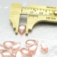 Vintage 12.8x7.8mm Teardrop Point Back Stones (10)