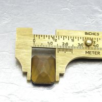 20x15.5mm Octagon Foiled Amethyst Rhinestone (1)