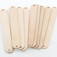 3 Inch Leather Die Cuts for making Loops and Long Dangles (10)