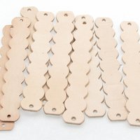 3 Inch Leather Die Cuts for making Loops and Long Dangles (10)