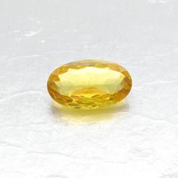 24.5mm Oval Dentelle,  Unfoiled Light Topaz Glass Rhinestone