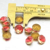48ss Pink Sabrina Dentelles, Vintage 2-Tone Rhinestones (11)