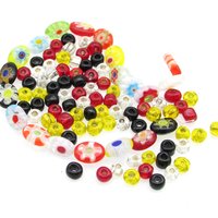 Glass Bead Mix,  Flat Ovals and Seed Beads