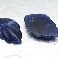 Sodalite Cabochon Art Deco Shield