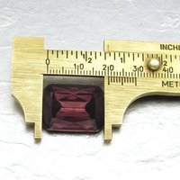 20x15.5mm Octagon Foiled Amethyst Rhinestone (1)