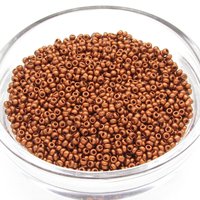 11/0 Seed Beads Matte Copper Metallic