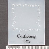 Cuttlebug Embossing Folder 3” Starry Frame