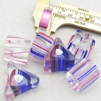 Jumbo Furnace Cane Beads, Mixed Lot Extra Large Chubs