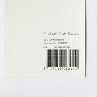 Christmas Doll Outline Stickers 9" x 4" Peel-Off Sheets, Set of 3