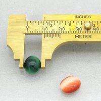 Dyed Mother of Pearl Cabochons, 12x10mm Domed Ovals