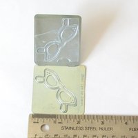 Small Metal Emboss and Cut Folders 2” AccuCut Stanzform Zip‘ e Snaps, Assorted Styles