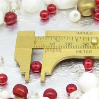 Red and White Bead Mix, Vintage Salvaged Plastic Jewelry Components  