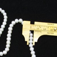 Cream Freshwater Pearls, 5.5-6.0mm Near Round Beads 