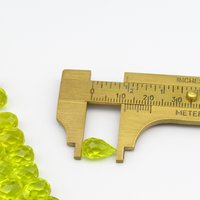 12x8mm Faceted Briolettes, Glass Teardrop Beads