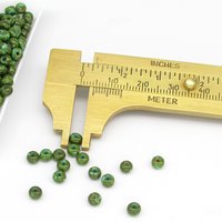 6/0 Seed Beads Opaque Turquoise Travertine