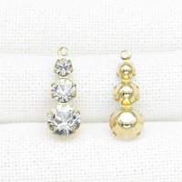 Gold Plated Rhinestone Pendants