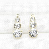 Gold Plated Rhinestone Pendants