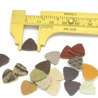 12mm Rounded Triangle Die Cuts, Upcycled Leather Stud Shapes