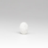 Vintage White Quartz Oval Cabochon 25x18mm 