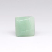 Nephrite Jade Square Cabochon, Diagonal Bevel 21mm 35.6-41.45 Carat Flat Back Stone