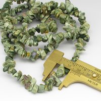 Rhyolite Gemstone Chip Beads, 34" Strand