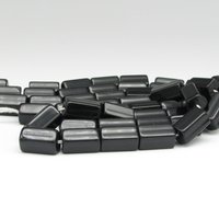 15x10mm Atlas Beads, Pentagonal Vintage Czech Glass Barrels