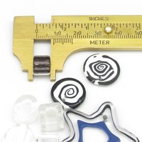 Monochrome Furnace Cane Bead Mix