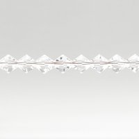 Vintage Crystal 8mm Faceted Bicone Beads