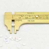 4mm Faceted Bicones, Crystal AB Vintage Preciosa Machine Cut Beads