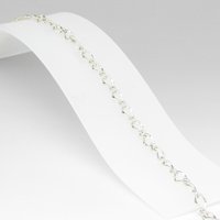 Silver Plated 5.5mm Figaro Chain 20" to 36" Unfinished Lengths