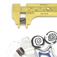 Monochrome Furnace Cane Bead Mix