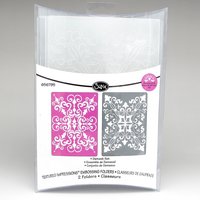 A2 Embossing Folder Sets of 2 Sizzix Textured Impressions