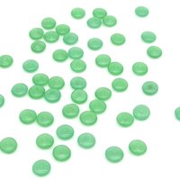 7mm Flat Rondelles, Small Front-Drilled Discs, Czech Pressed Glass Beads