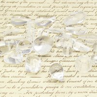 Clear Glass Bead Mix, Vintage Czech Pressed Glass