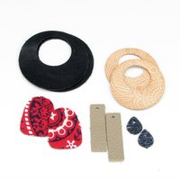 DIY Beading Kit for Making Wearable Projects, 60 pc Beads and Die Cuts