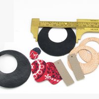 DIY Beading Kit for Making Wearable Projects, 60 pc Beads and Die Cuts