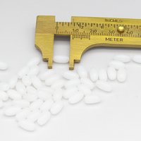 White Bead Mix, Vintage Czech Pressed Glass