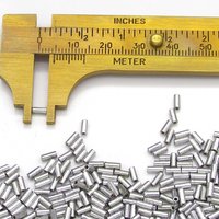 Size 2 Bugle Beads, Matte Aluminum Silver