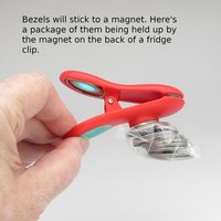 25mm Round Setting, Raw Steel Bezel