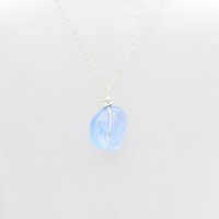 Vintage Topaz Porphyr Glass Cabochons with Wrapping Channel