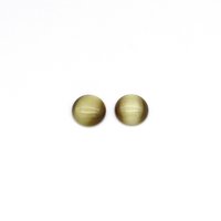 Round Fiber Optic Glass Cabochons, 11.5mm 12.5mm 13mm