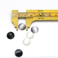 Round Fiber Optic Glass Cabochons, 11.5mm 12.5mm 13mm