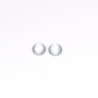 10mm Round Cabochons, Fiber Optic Cat's Eye Glass Stones