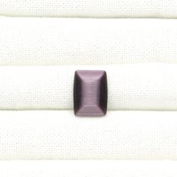 18x13mm Rectangular Cat's Eye Beveled Glass Cabochon