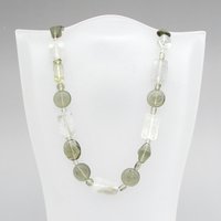 Vintage Glass Bead Mix Translucent Gray