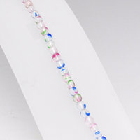 4mm Round Glass Beads, Multicolor Czech Glass Druk, Small Unlined Translucent Spacers