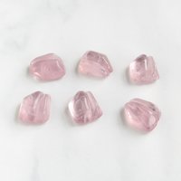 Vintage Glass Cabochons with Wrapping Channel, Unfoiled Amethyst