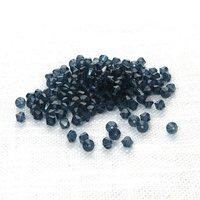 4mm Montana Sapphire Crystal Bicones