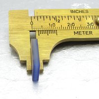 Rectangular Cabochon, Violet Dyed Agate 16x11mm