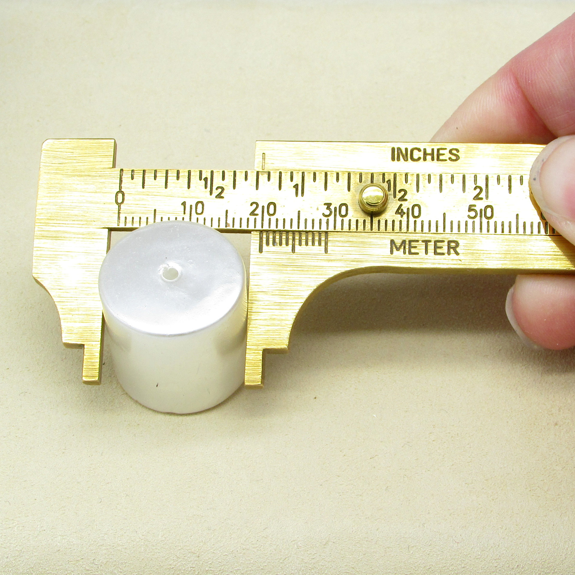 20mm Cylinder Vintage Barrel Beads, White Pearlized Plastic